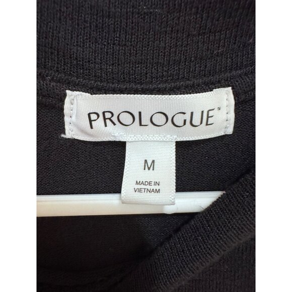 Prologue Black Sleeveless Knit Midi Dress With Side Slits Size M - Picture 2 of 4